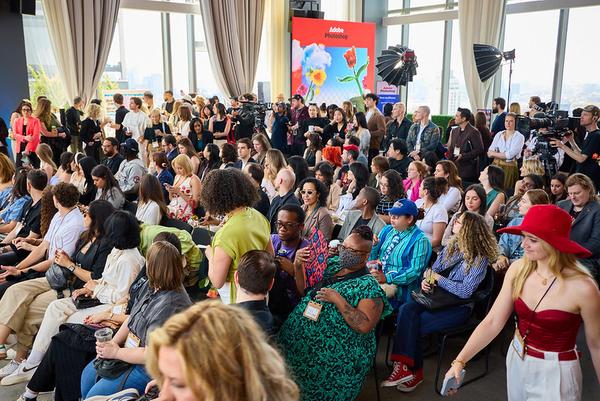 Packed audience at Creator Weekend