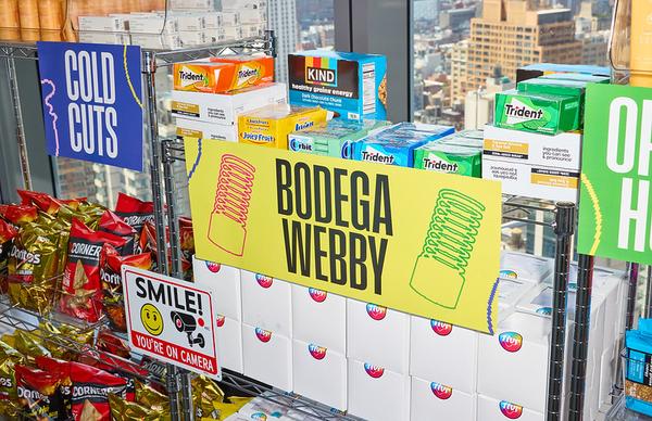 Bodega Webby activation