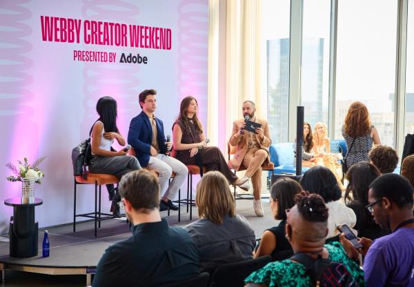 Panel discussion with creators