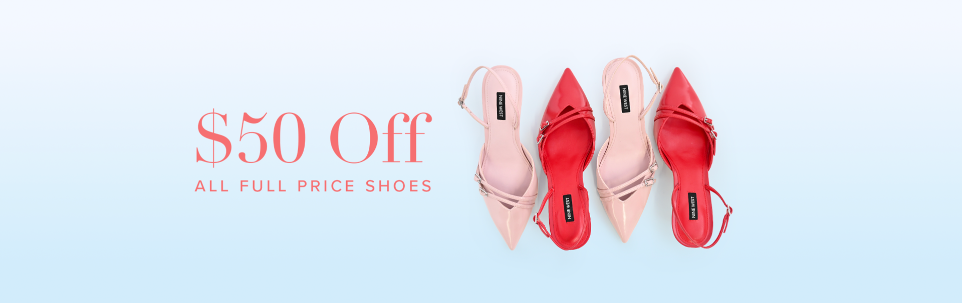 Nine West Save $50 Off Spring New Season Shoes