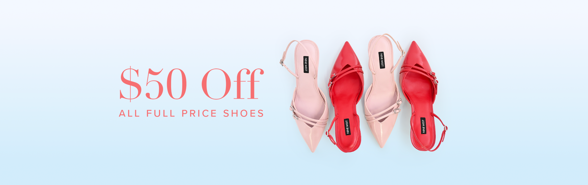 Nine West Save $50 Off Spring New Season Shoes