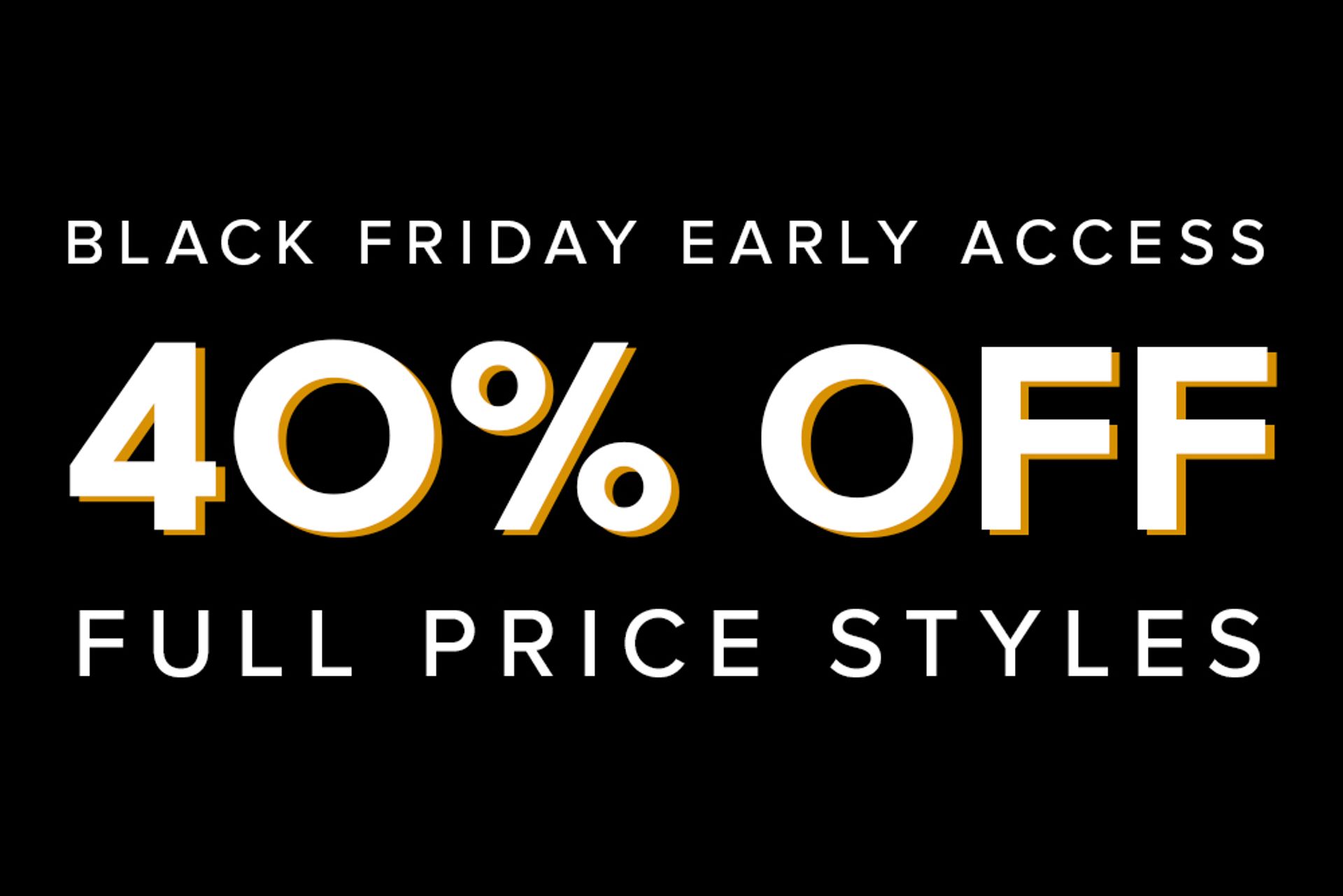 Nine West Black Friday Early Access 40% Off Full Priced Styles