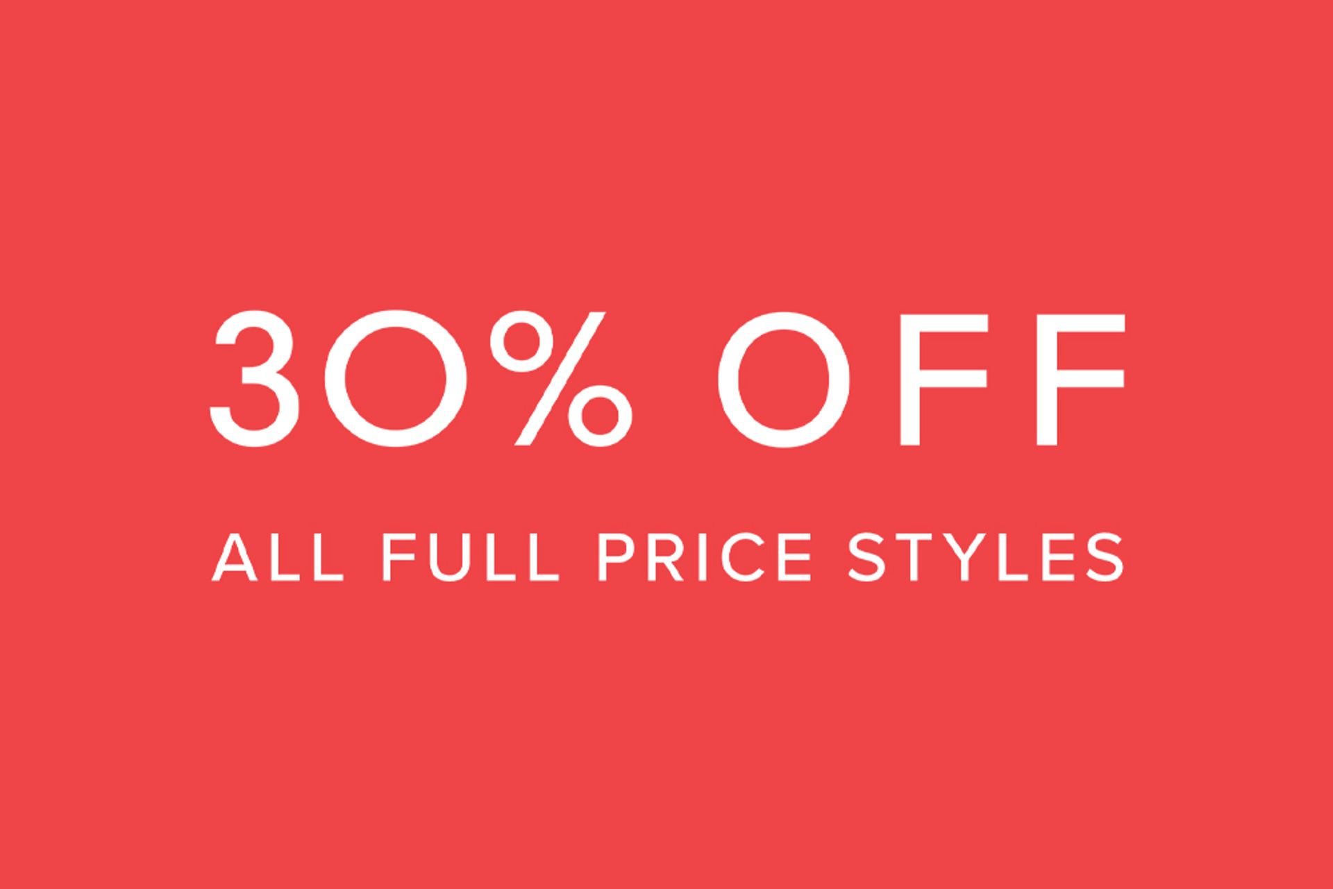 Nine West Save 30% Off Full Price Styles Box Day Sale