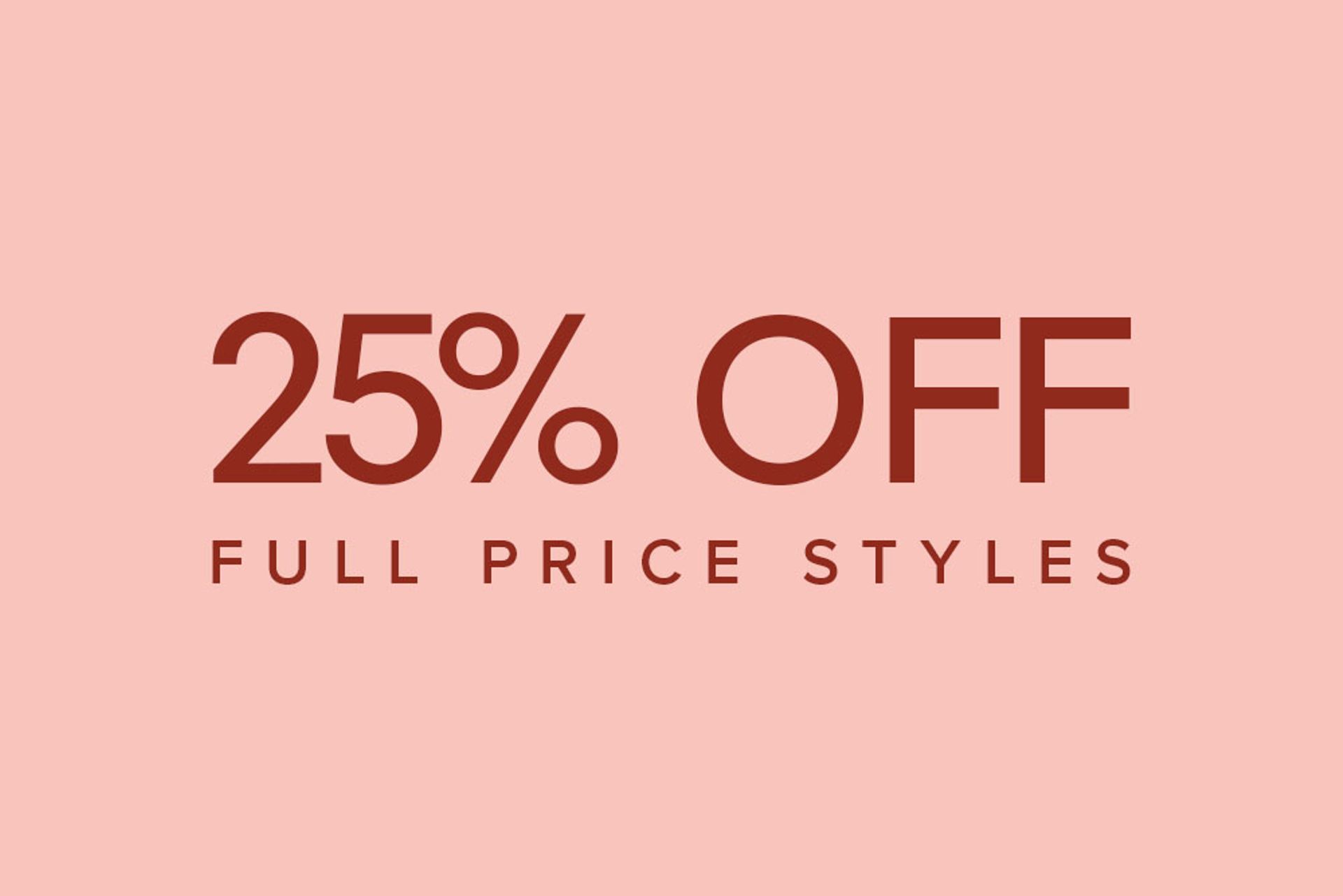Save 25% Off Full Priced Shoes & Bags From Nine West