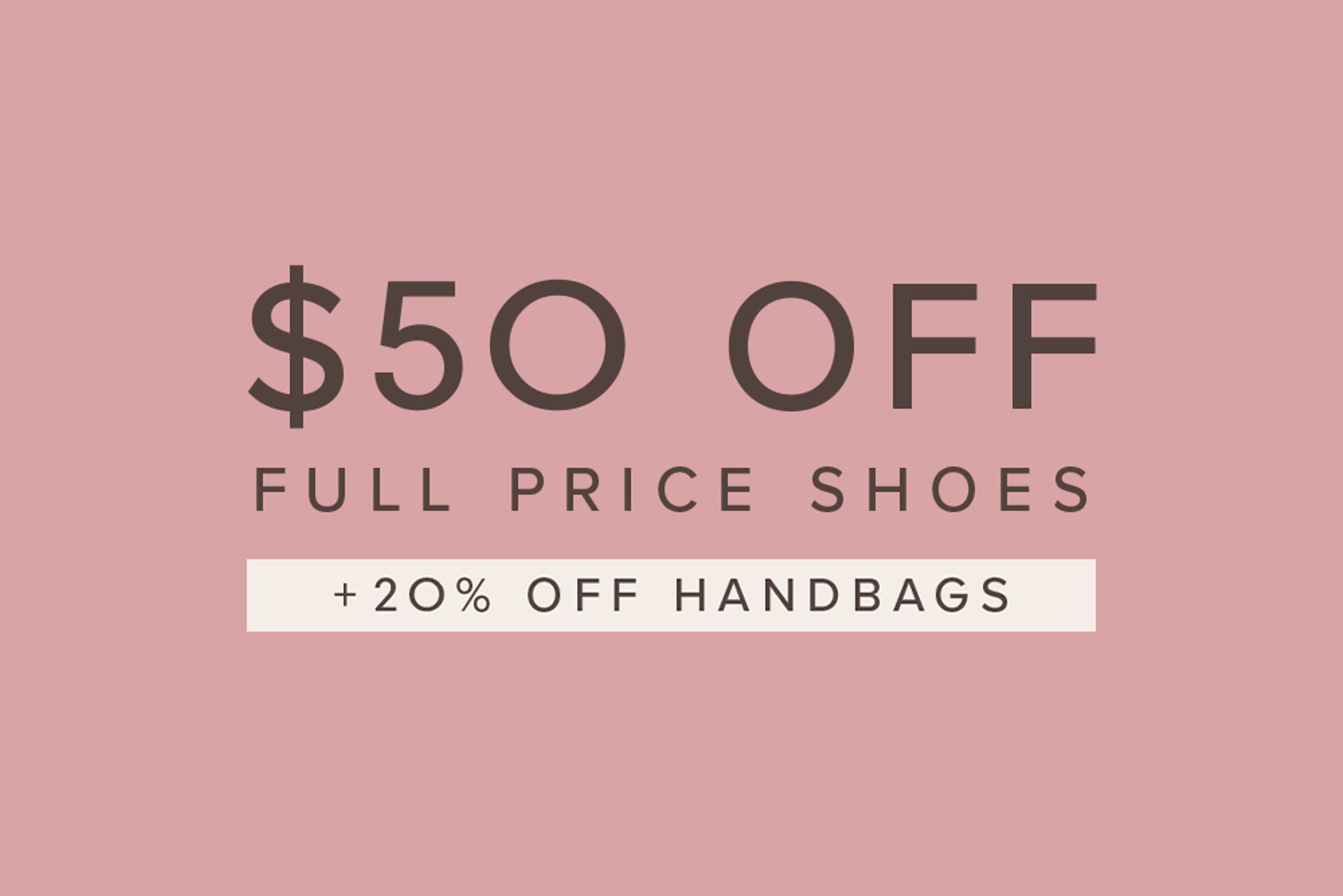 Nine West Save $50 Off Selected Shoes and 20% Off Bags