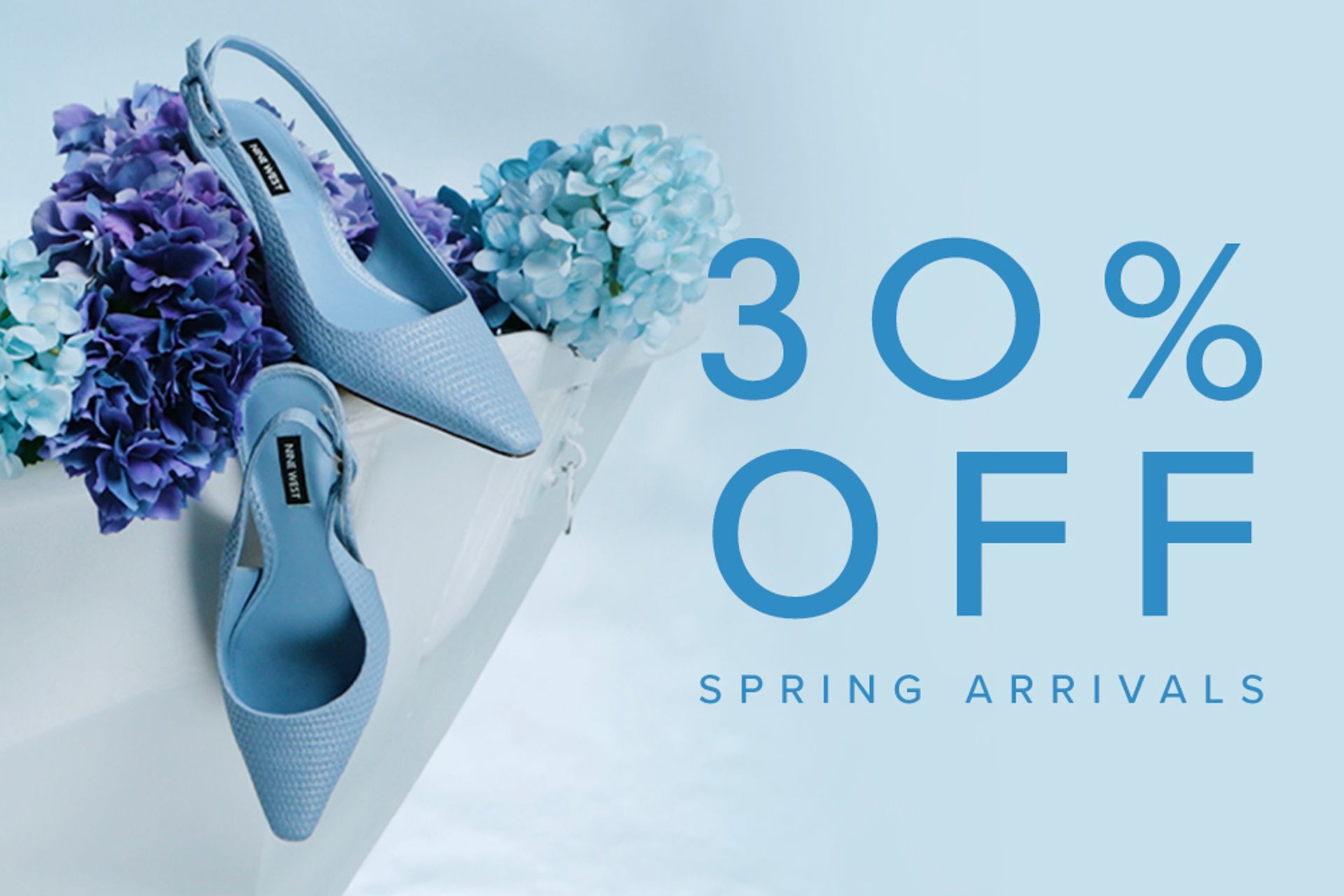 Nine West Save 30% Off Spring New Season Arrival Shoes & Accessories