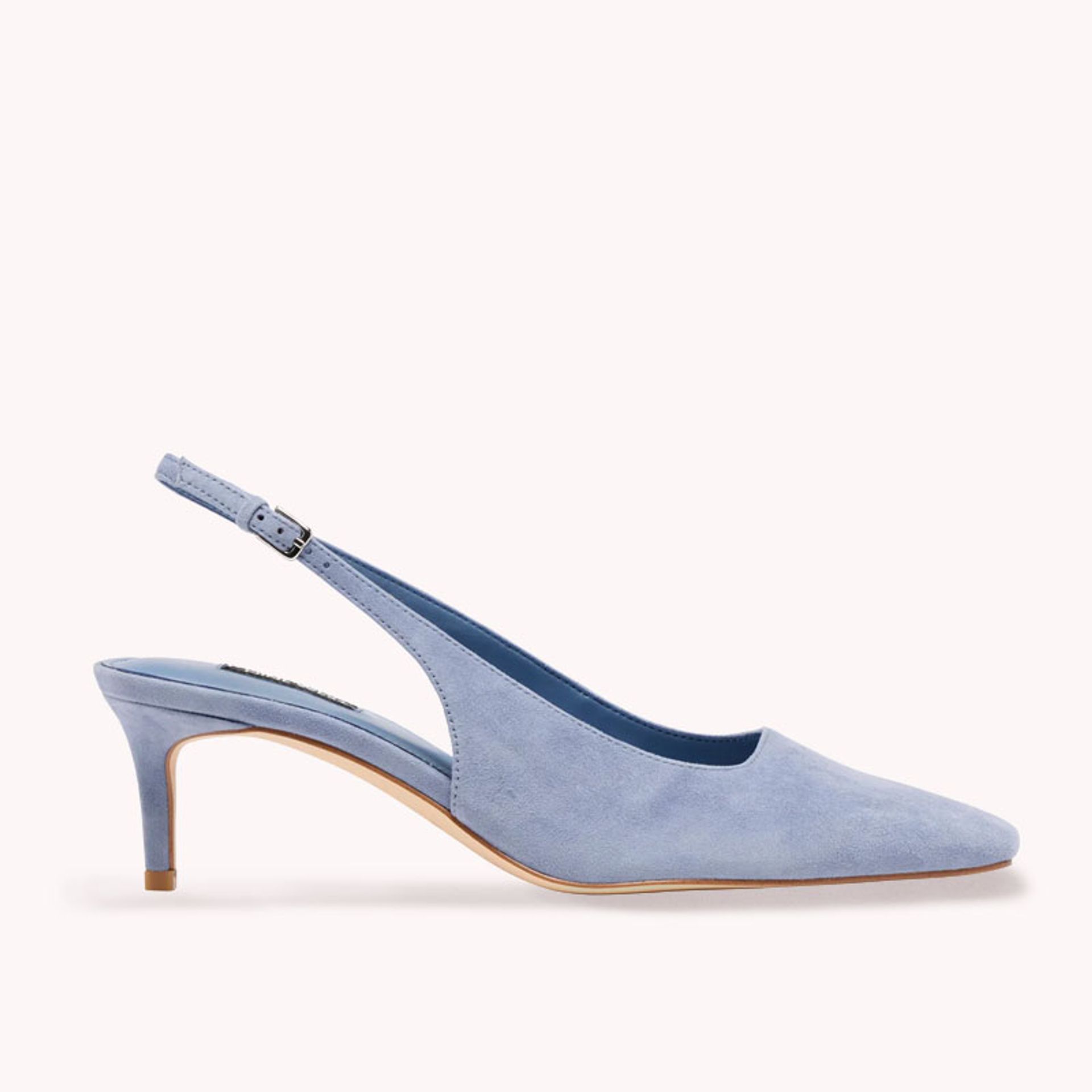 Nine West Womens Blue Suede Pump Heels