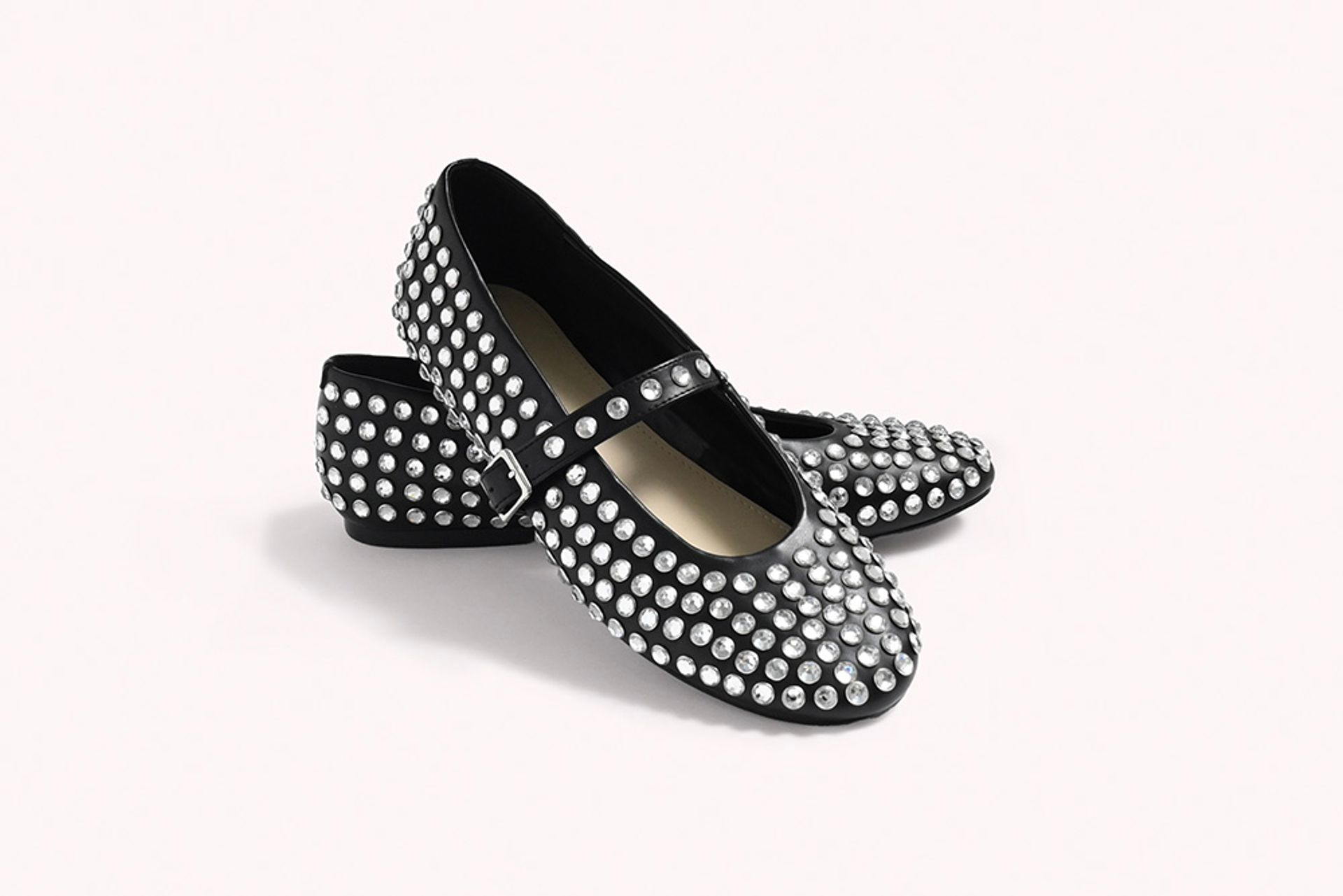 Nine West Womens studded mary jane ballet flats