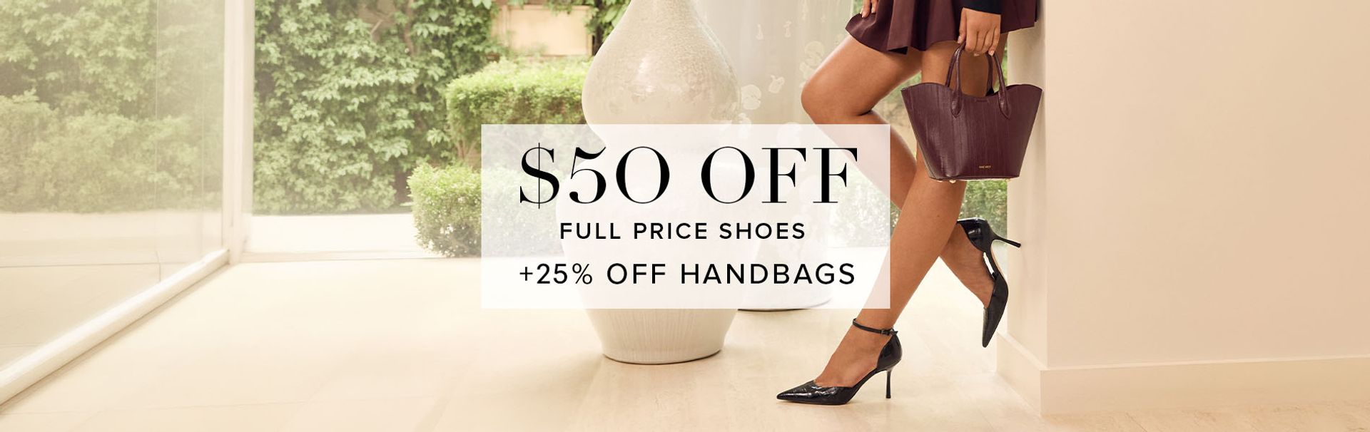 Nine West Save $50 Off New Season Shoes & 25% Off New Bags