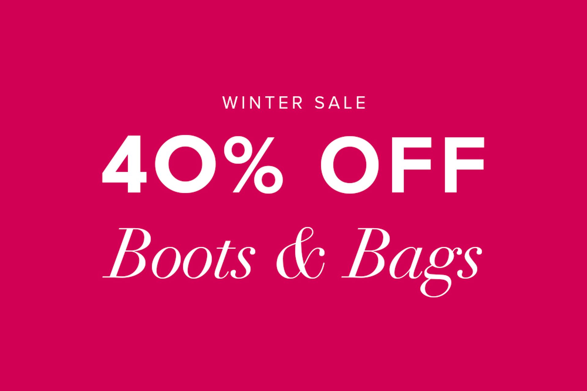 Nine West Enjoy 40% off full priced boots and bags