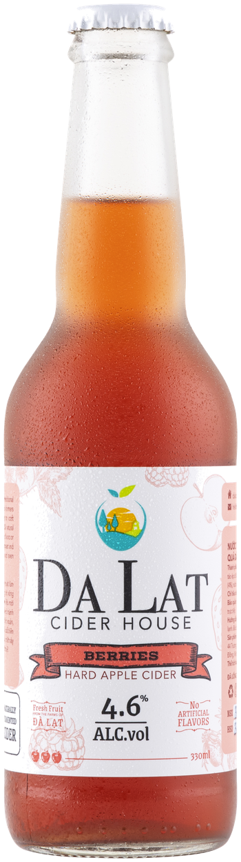 Da Lat Cider House Berries — hard apple cider, 4.6%