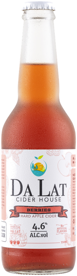 Da Lat Cider House Berries — hard apple cider, 4.6%