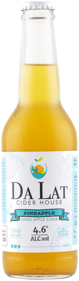 Da Lat Cider House Pineapple — hard apple cider, 4.6%