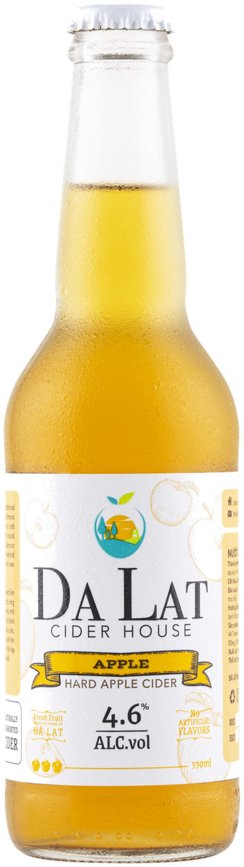 Da Lat Cider House Apple — hard apple cider, 4.6%