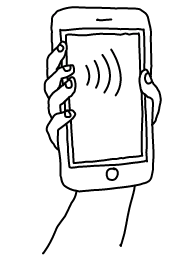 Iphone in hand