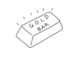 A gold bar