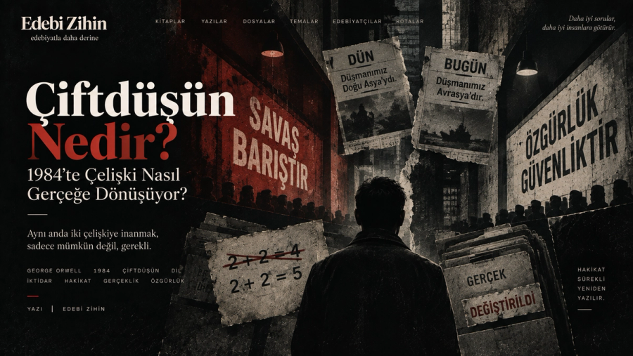 Çiftdüşün Nedir? 1984’te Çelişki Nasıl Gerçeğe Dönüşüyor?