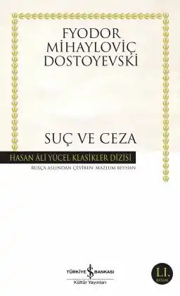 Fyodor Dostoyevski — Suç ve Ceza, Türkiye İş Bankası Kültür Yayınları Türkçe baskı kapağı