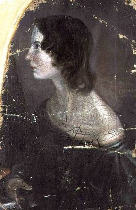 Patrick Branwell Brontë tarafından yaklaşık 1833’te resmedilen Emily Brontë’nin profilden portresi.
