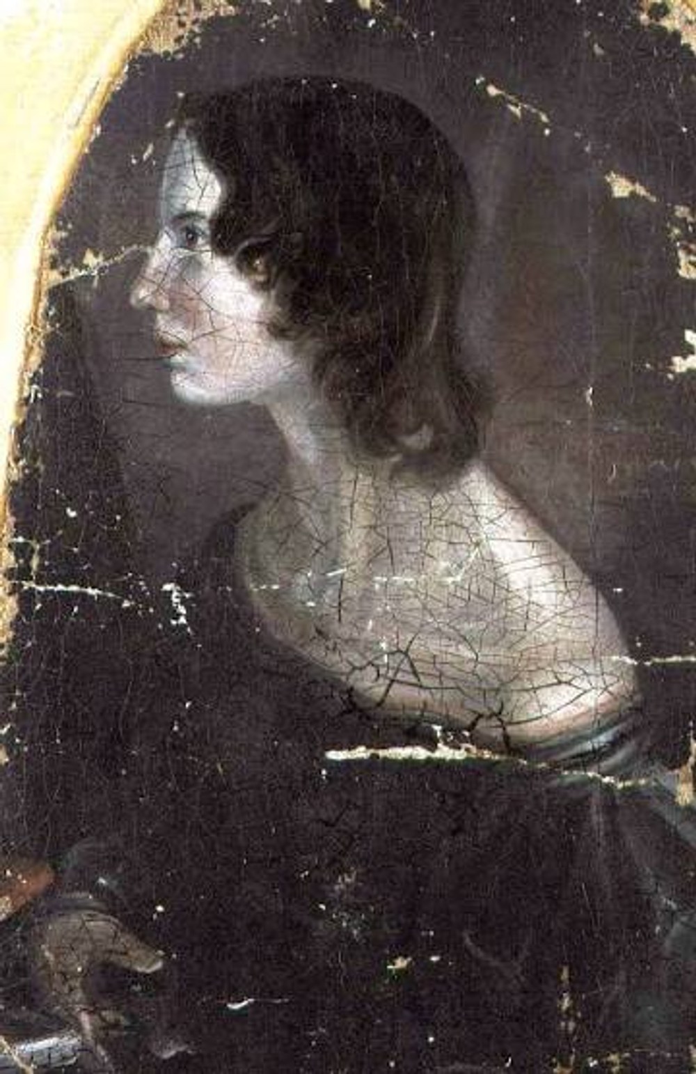 Patrick Branwell Brontë tarafından yaklaşık 1833’te resmedilen Emily Brontë’nin profilden portresi.