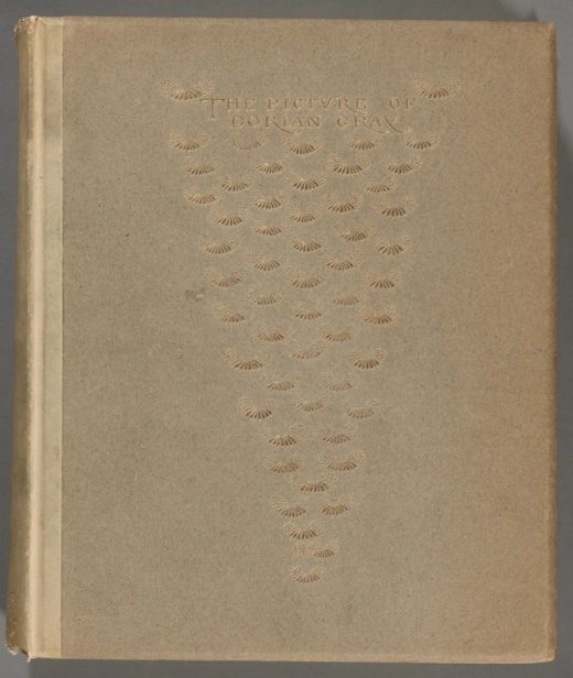 Oscar Wilde'ın The Picture of Dorian Gray romanının 1891 tarihli ilk kitap baskısının özgün kapağı