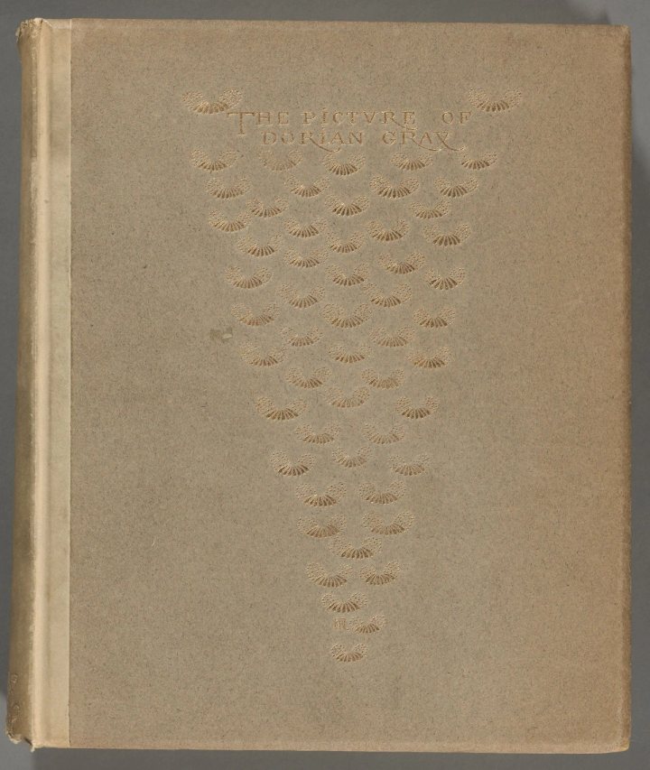 Oscar Wilde'ın The Picture of Dorian Gray romanının 1891 tarihli ilk kitap baskısının özgün kapağı