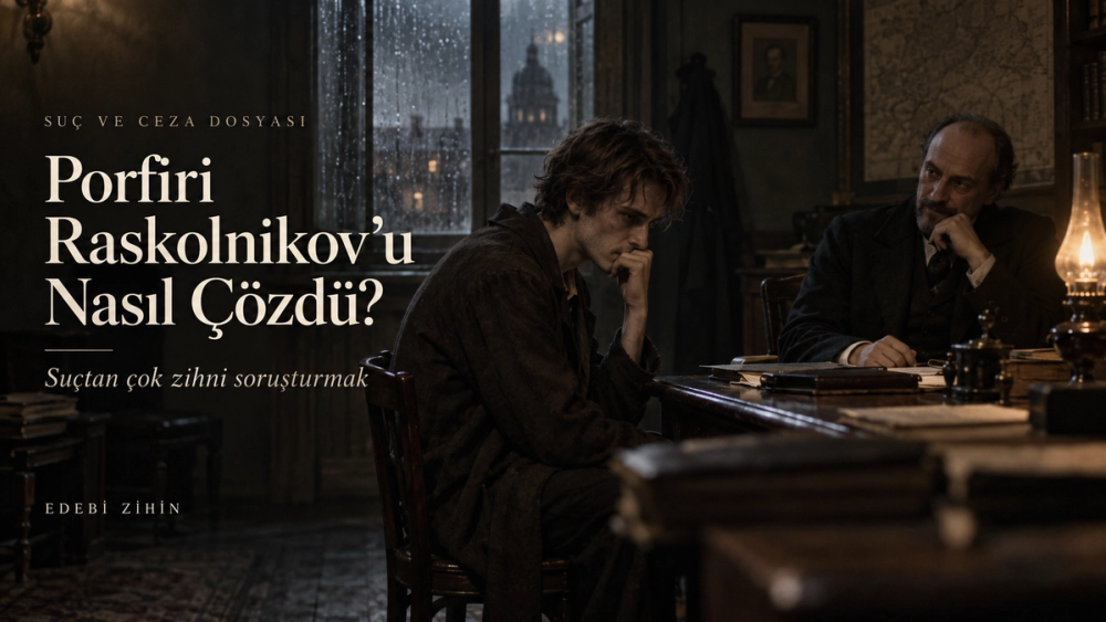 Porfiri Petrovich, Raskolnikov’u yalnızca delillerle değil; konuşma biçimi, öz-anlatısı, çelişkileri ve kendisini açıklama ihtiyacı üzerinden nasıl sıkıştırıyor?