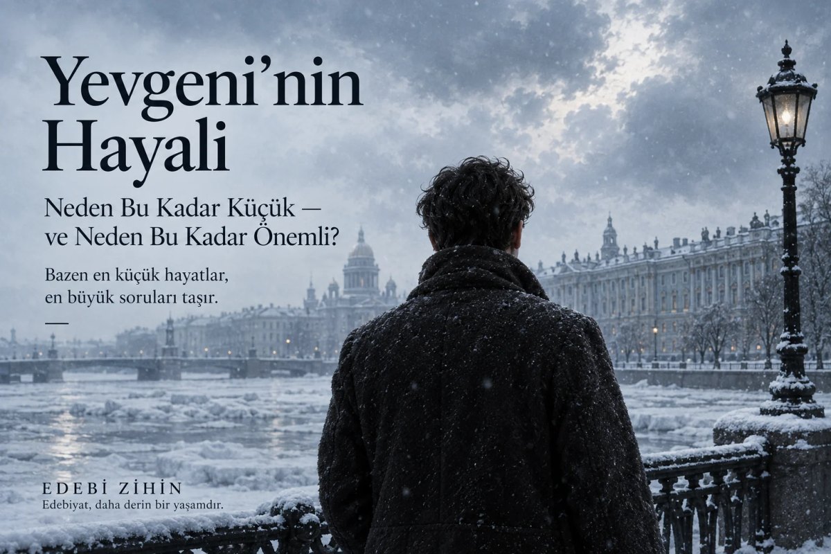 Yevgeni — kışın Petersburg ve Neva kıyısı