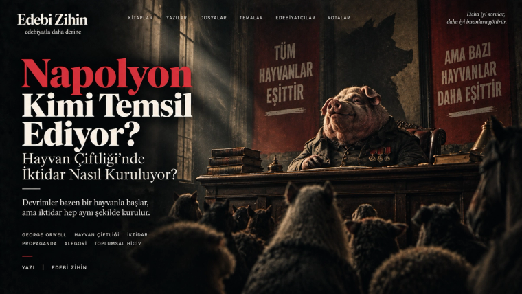 Napolyon Kimi Temsil Ediyor? Hayvan Çiftliği’nde İktidar Nasıl Kuruluyor?