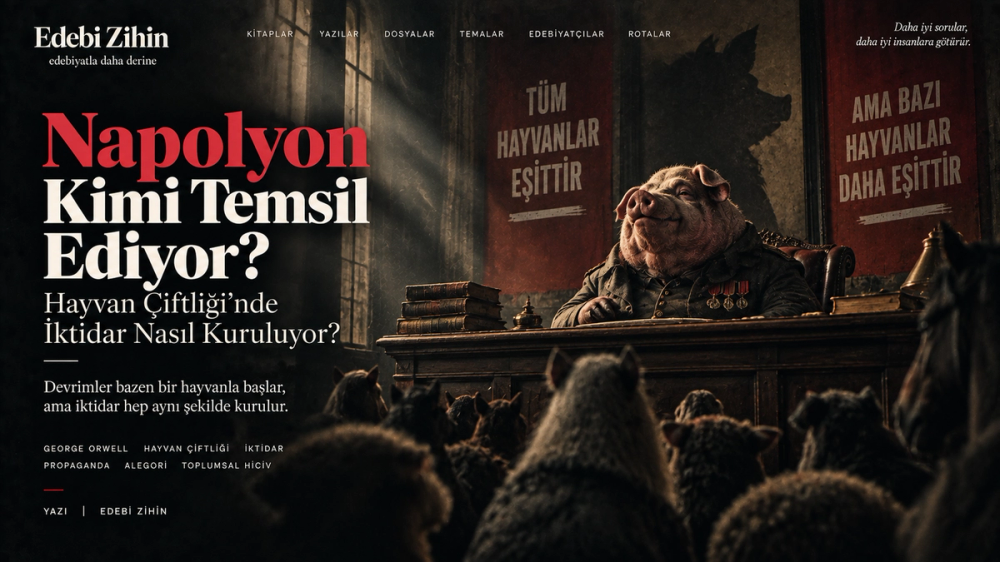 Napolyon Kimi Temsil Ediyor? Hayvan Çiftliği’nde İktidar Nasıl Kuruluyor?