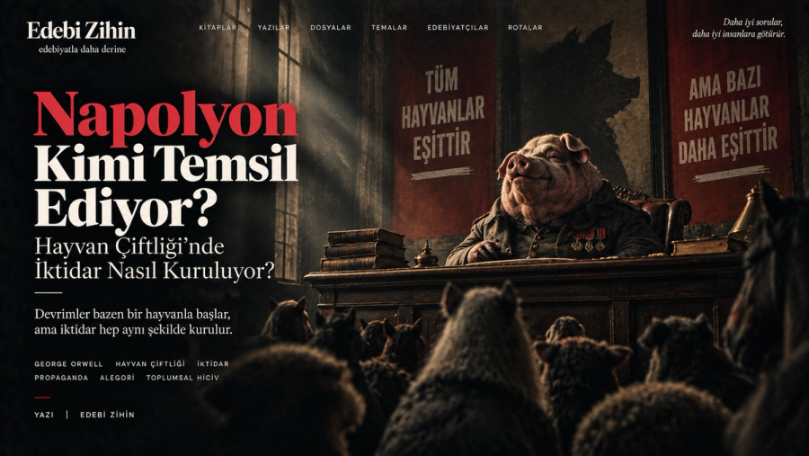 Napolyon Kimi Temsil Ediyor? Hayvan Çiftliği’nde İktidar Nasıl Kuruluyor?