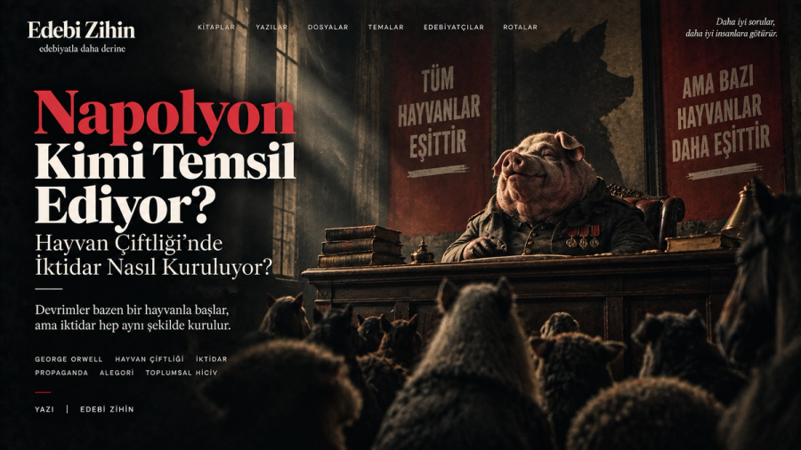 Napolyon Kimi Temsil Ediyor? Hayvan Çiftliği’nde İktidar Nasıl Kuruluyor?