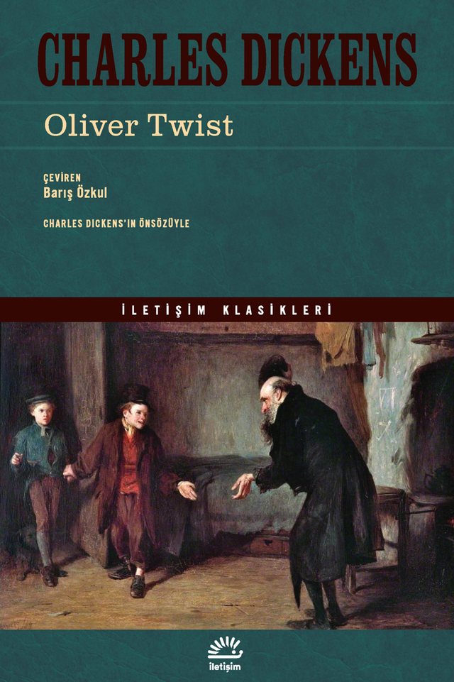 Charles Dickens — Oliver Twist, İletişim Yayınları Türkçe baskı kapağı