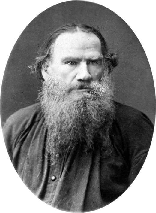 Lev Tolstoy’un 1880’lerde Moskova’da çekilmiş siyah-beyaz portresi
