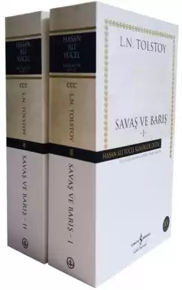 Lev Tolstoy — Savaş ve Barış, Türkiye İş Bankası Kültür Yayınları Türkçe baskı kapağı