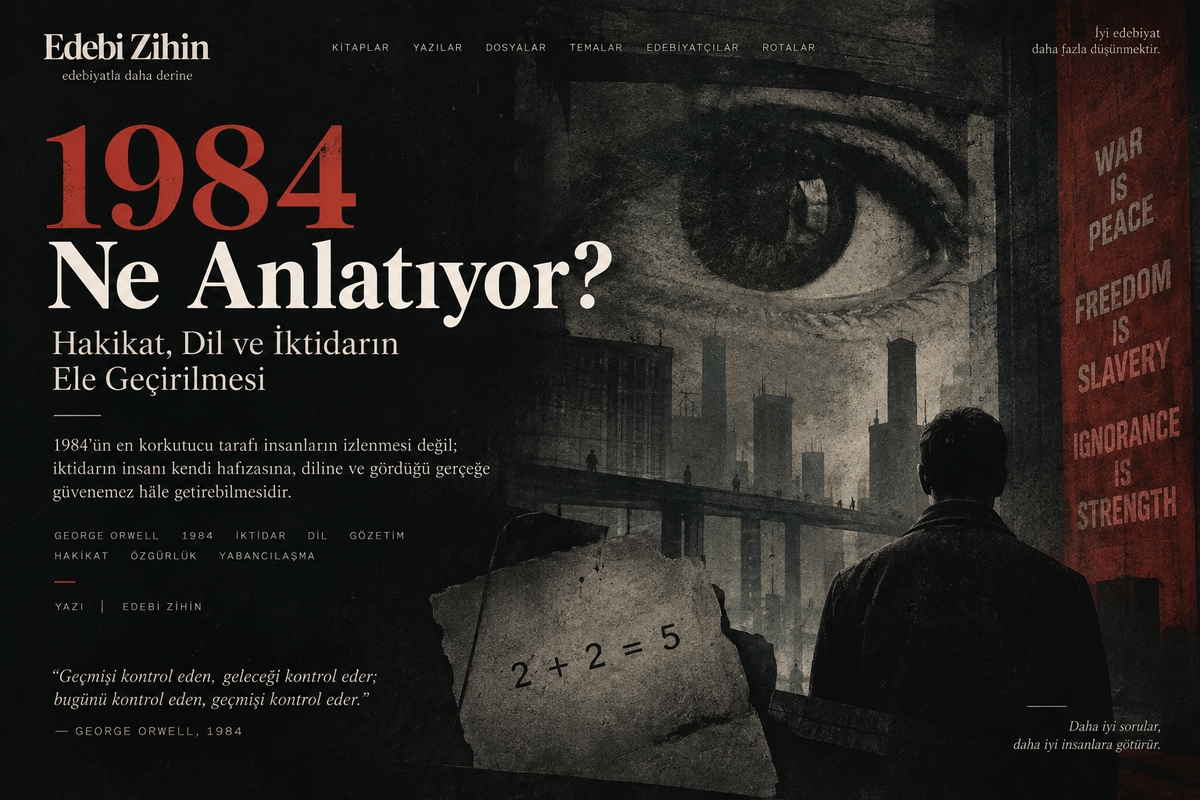 1984 Ne Anlatıyor? Hakikat, Dil ve İktidarın Ele Geçirilmesi