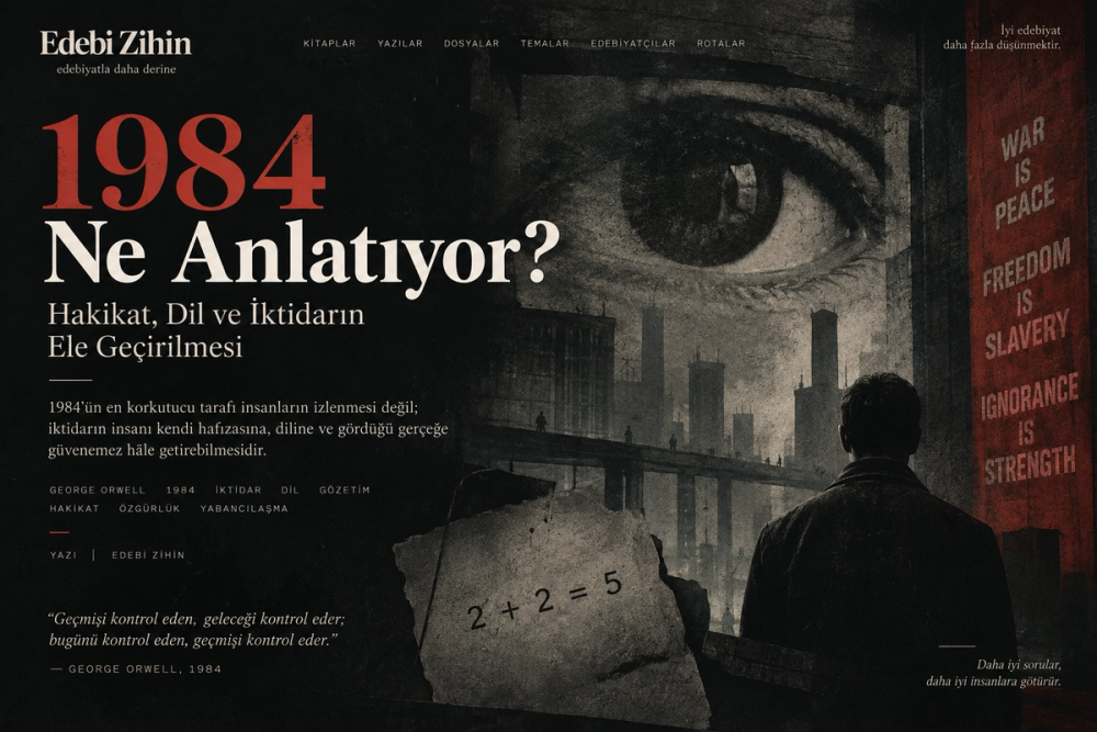 1984 Ne Anlatıyor? Hakikat, Dil ve İktidarın Ele Geçirilmesi