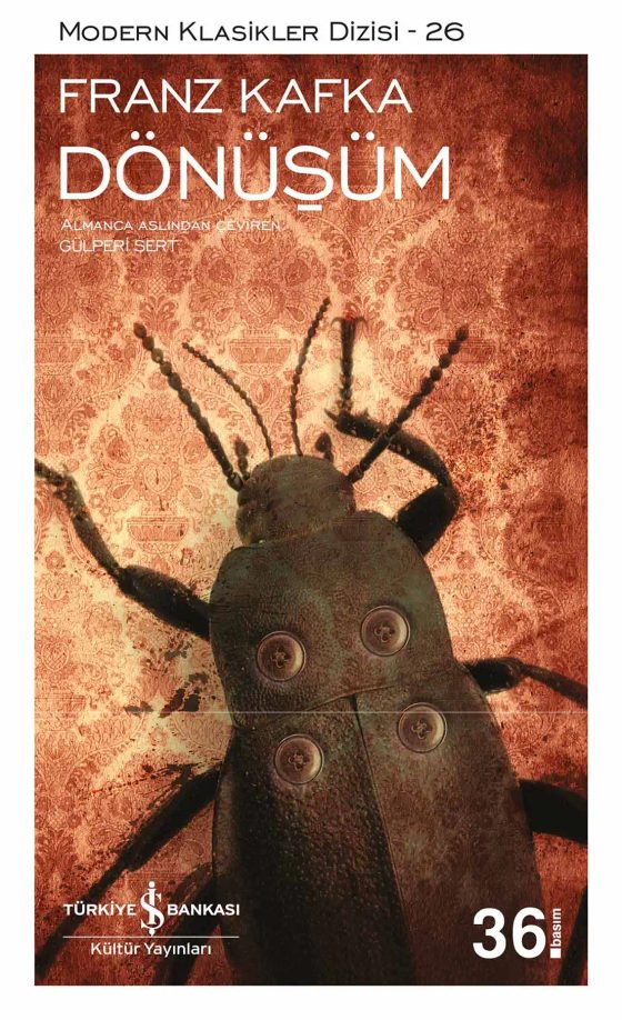 Franz Kafka’nın Die Verwandlung adlı eserinin Kurt Wolff Verlag ilk baskı kapağı