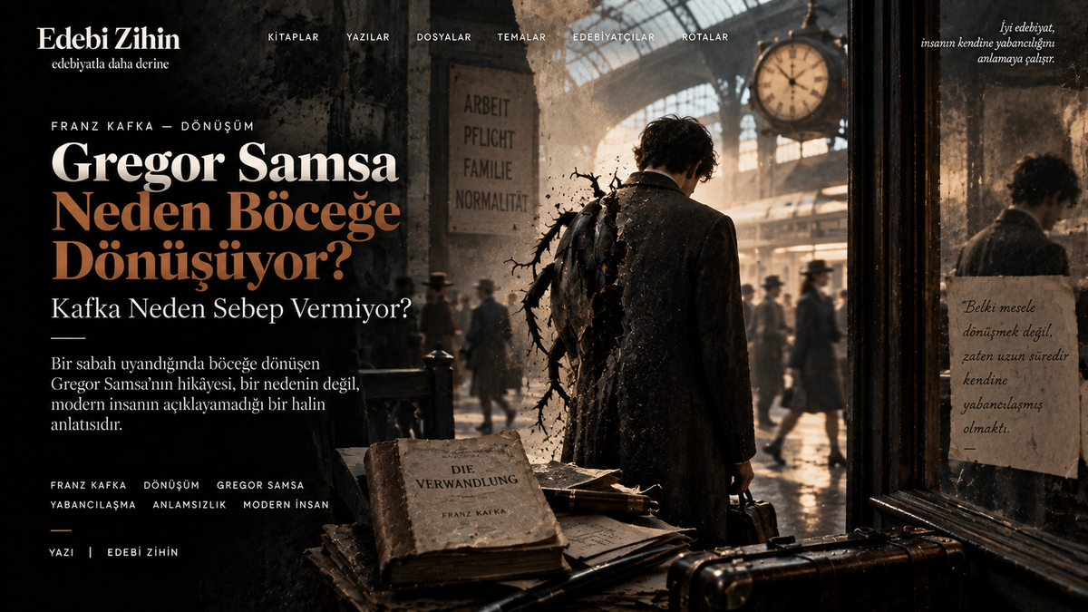 Gregor Samsa Neden Böceğe Dönüşüyor? Kafka Neden Sebep Vermiyor?
