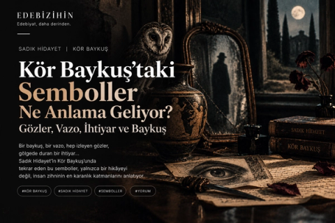 Kör Baykuş’taki semboller: gözler, vazo, ihtiyar ve baykuş