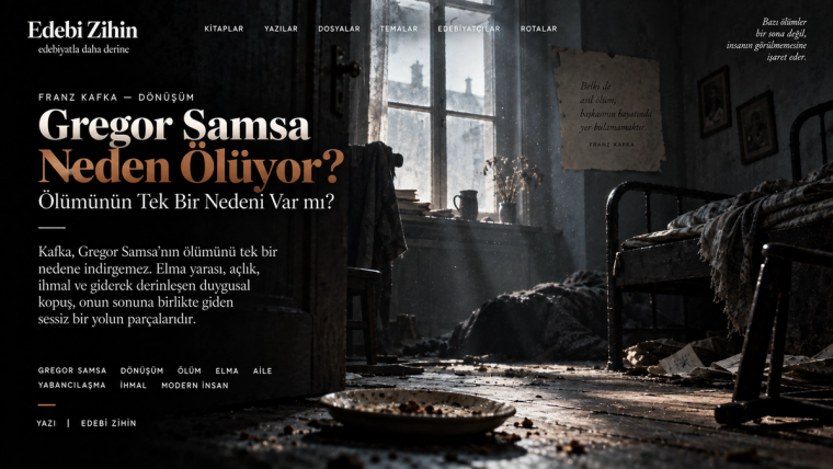 Gregor Samsa Neden Ölüyor? Ölümünün Tek Bir Nedeni Var mı?