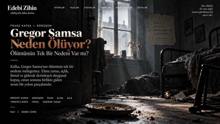 Gregor Samsa Neden Ölüyor? Ölümünün Tek Bir Nedeni Var mı?