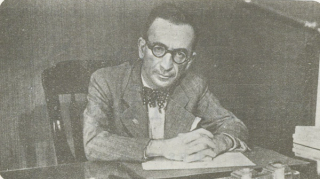 Peyami Safa’nın Yedigün dergisinde çalışırken çekilmiş 1936 tarihli fotoğrafı