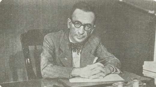 Peyami Safa’nın Yedigün dergisinde çalışırken çekilmiş 1936 tarihli fotoğrafı