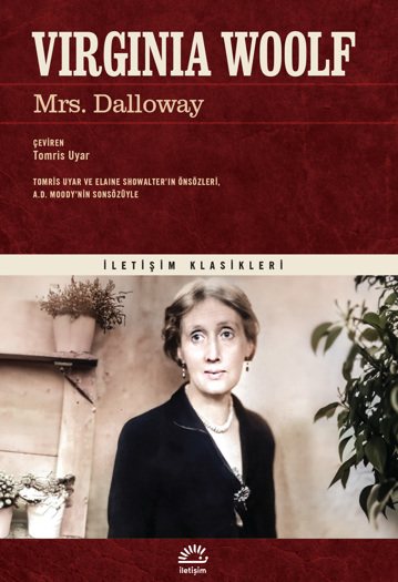 Virginia Woolf — Mrs. Dalloway, İletişim Yayınları Türkçe baskı kapağı