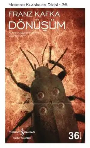 Franz Kafka — Dönüşüm, Türkiye İş Bankası Kültür Yayınları Türkçe baskı kapağı