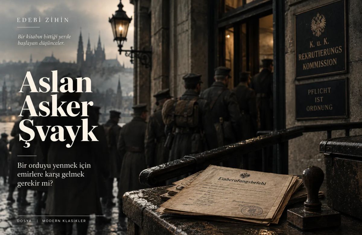 Aslan Asker Şvayk — askerî kayıt ve emir düzeni