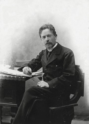 Anton Çehov’un 1889 tarihli siyah-beyaz portresi