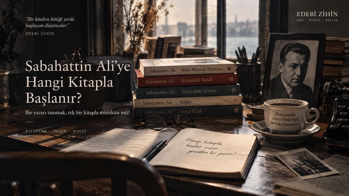Sabahattin aliye hangi kitapla başlanır