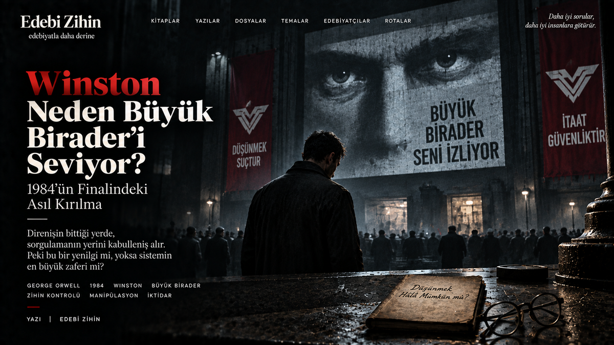 Winston Neden Büyük Birader’i Seviyor? 1984’ün Finalindeki Asıl Kırılma